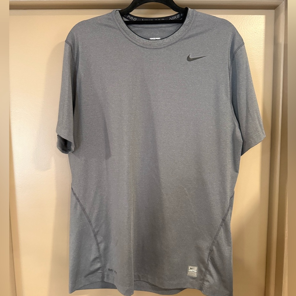 Nike Gray Dri-FIT Short Sleeve Performance Tee